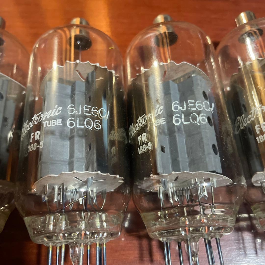 【箱付】GE製 真空管 6JE6C (6LQ6) 4本セット 動作未確認・現状品