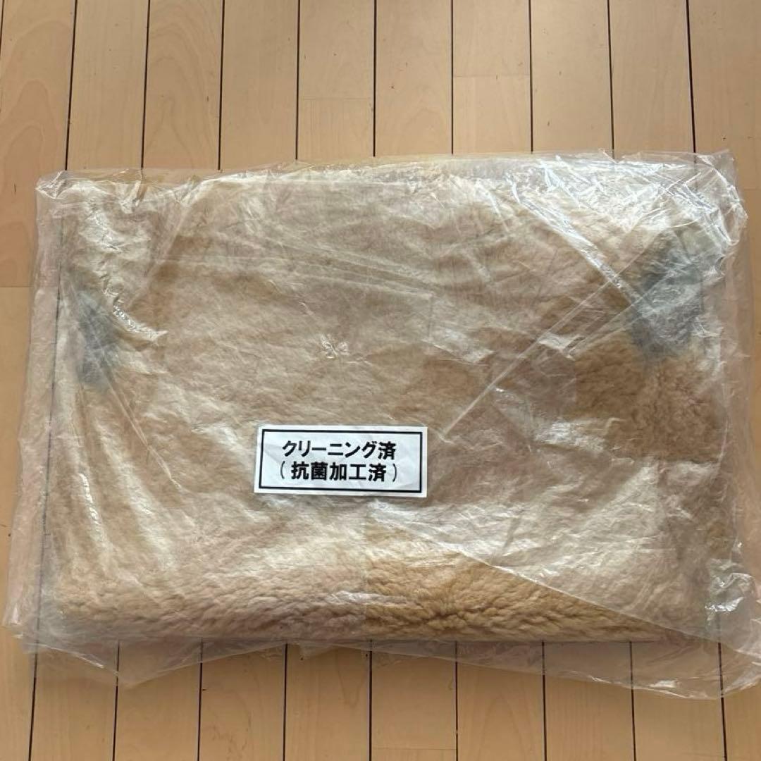 天然ムートン　天然羊毛100% 1匹物クリーニング・抗菌加工済⓶