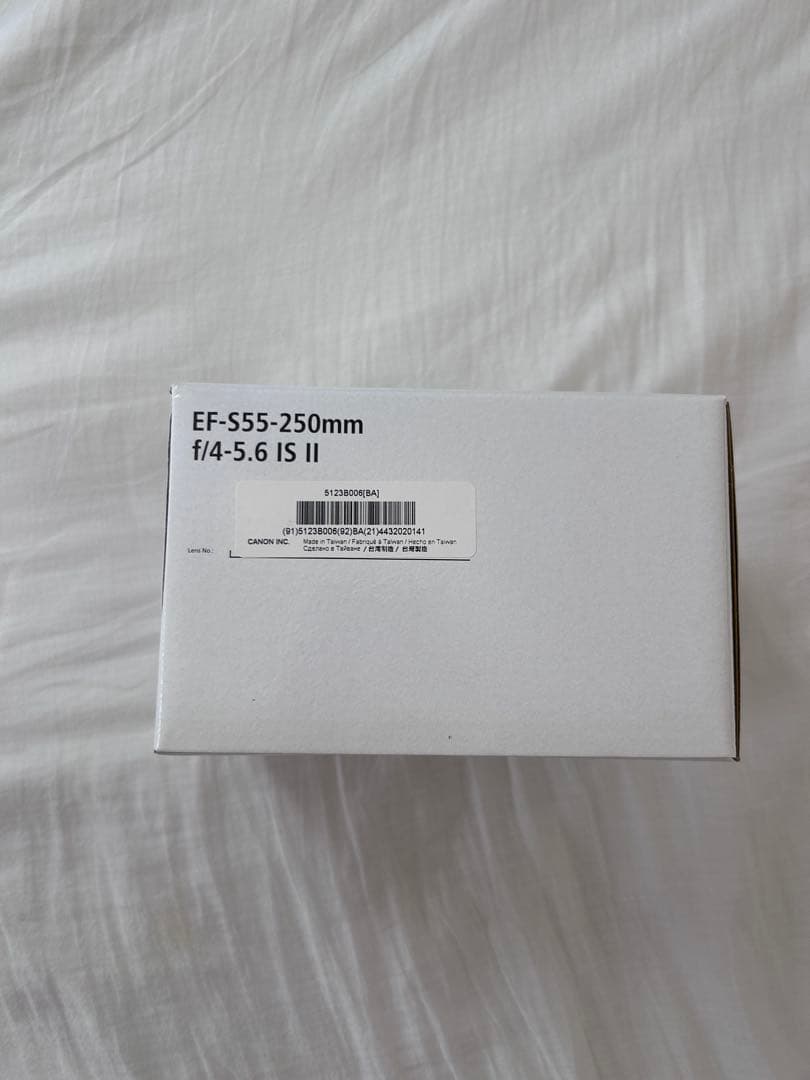 【新品未使用】 Canon EF-S 55-250mm IS II ズームレンズ