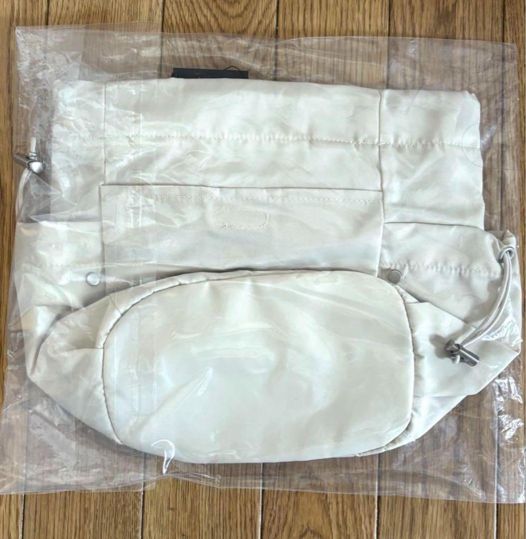 メルカリ市セール　ホワイトレーベル　ノースフェイス　 ボニーバケットバッグミニ