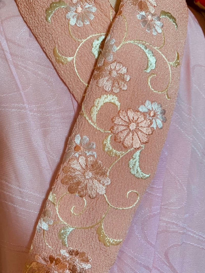 七五三　アンティーク　3歳の女の子の振り袖コーディネート　フルセット