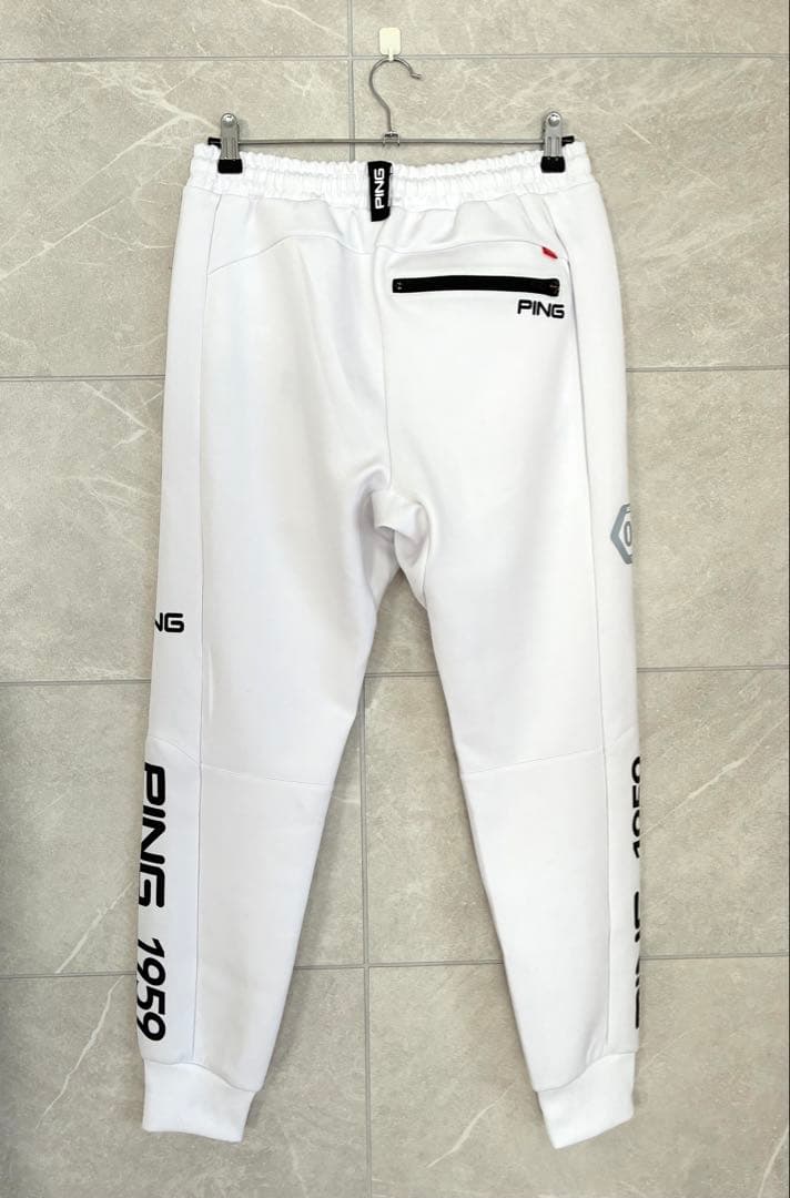 美品 PING 1959 Arizona 高機能ジョガーパンツ ホワイト M