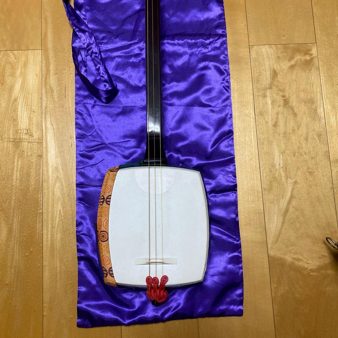 学校用三味線⭐︎教材用簡易型⭐︎破れなし⭐︎スズキ⭐︎撥なし