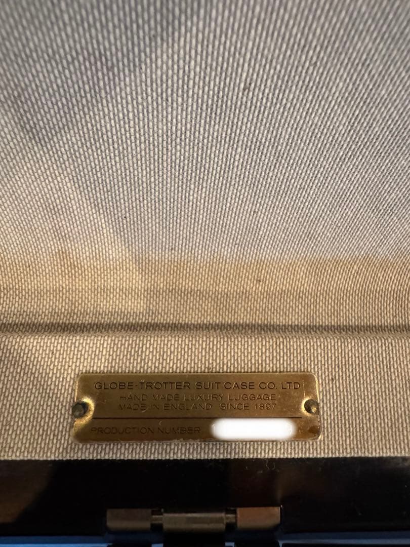 GLOBE TROTTER グローブトロッター センテナリー　ネイビー