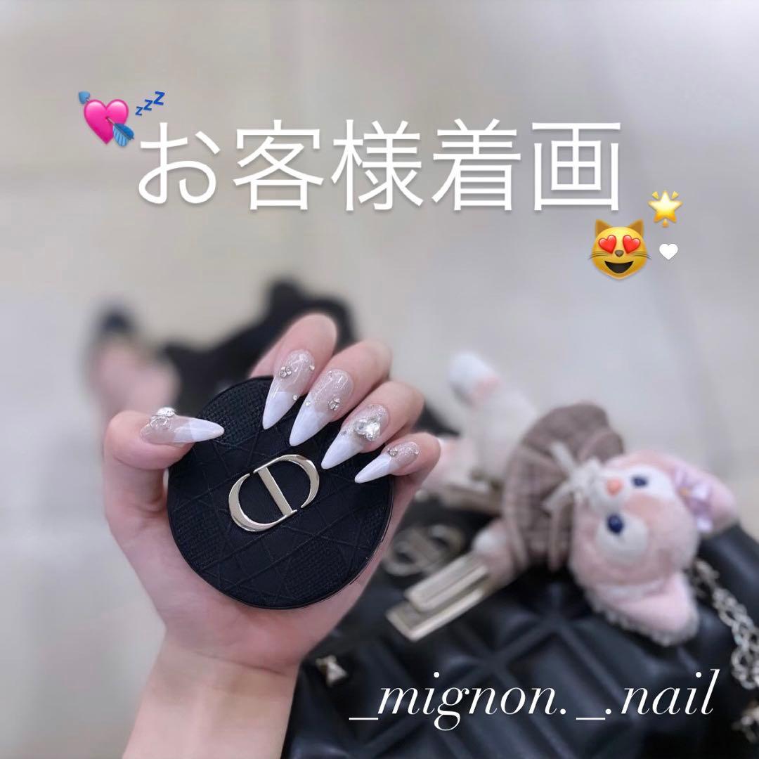 お急ぎ便A♥ ネイルチップ 量産型 マグネット フレンチ ワンホン ちゅ