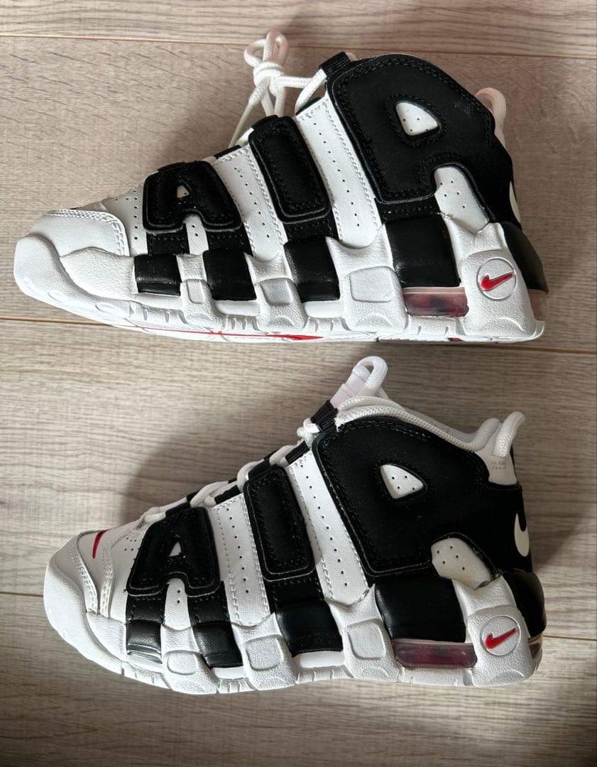 NIKE エアモアアップテンポ 21cm 白 黒