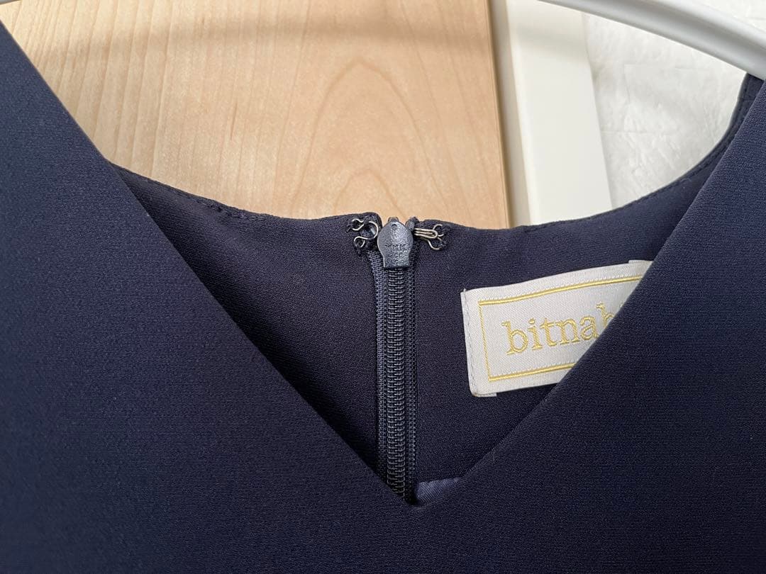 Bitnabi ビンナビ　par-lang ドレス　ワンピース（ネイビー）