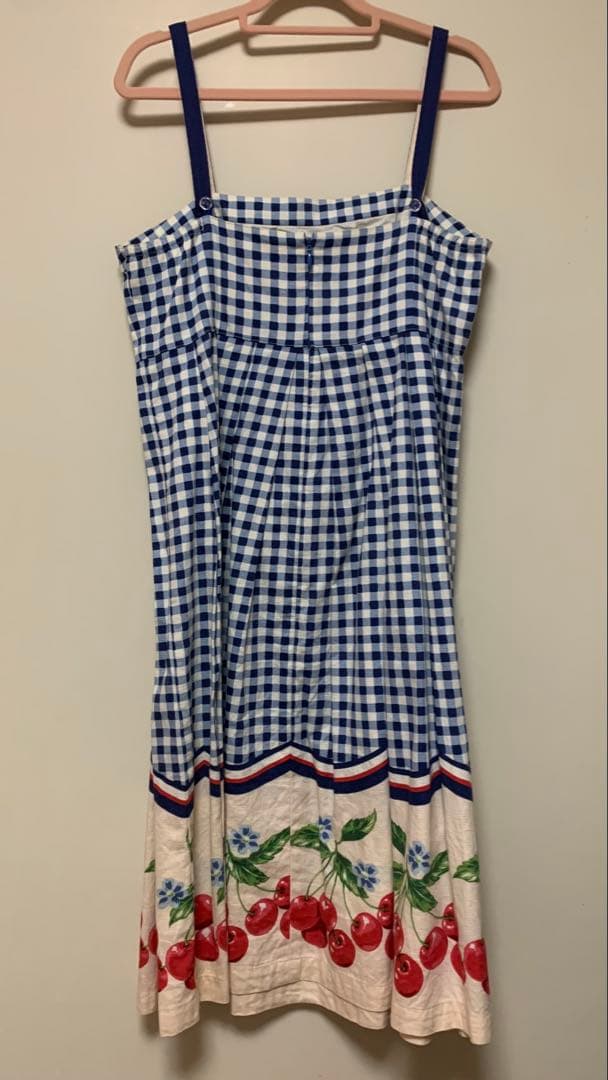 Emily temple cute さくらんぼ柄 ノースリーブワンピース