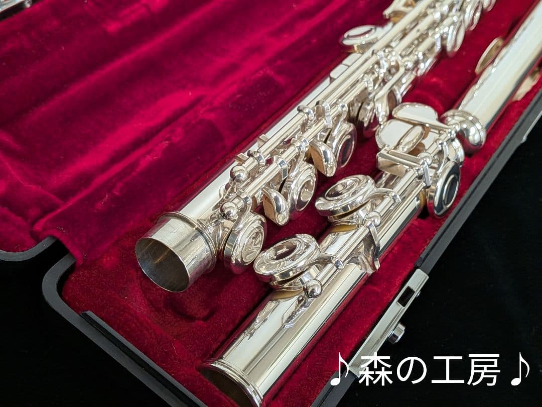 商談中【nori】管体銀製　ヤマハフルート YFL411 Eメカ