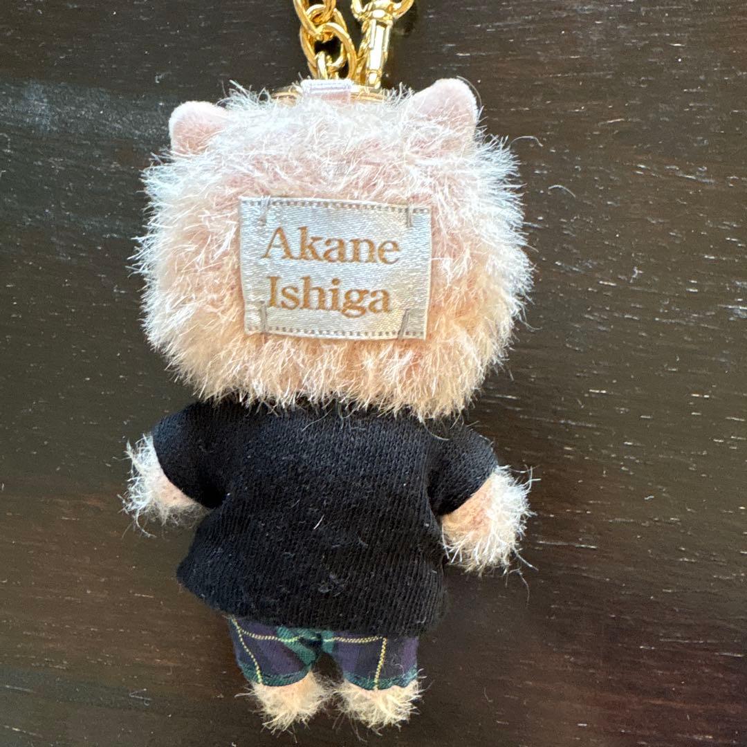 Tiny zoo 作家ハンドメンド ぬいぐるみ キーチェーン付き ぶたさん