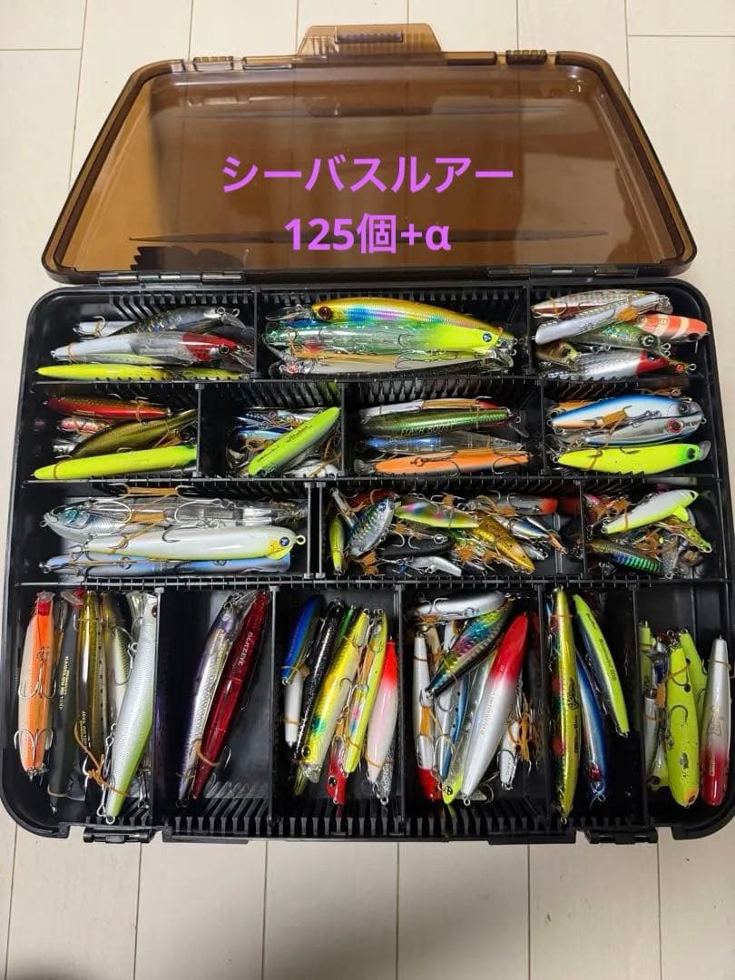 シーバス ルアーセット バイブレーション ワーム まとめ売り 125個+α