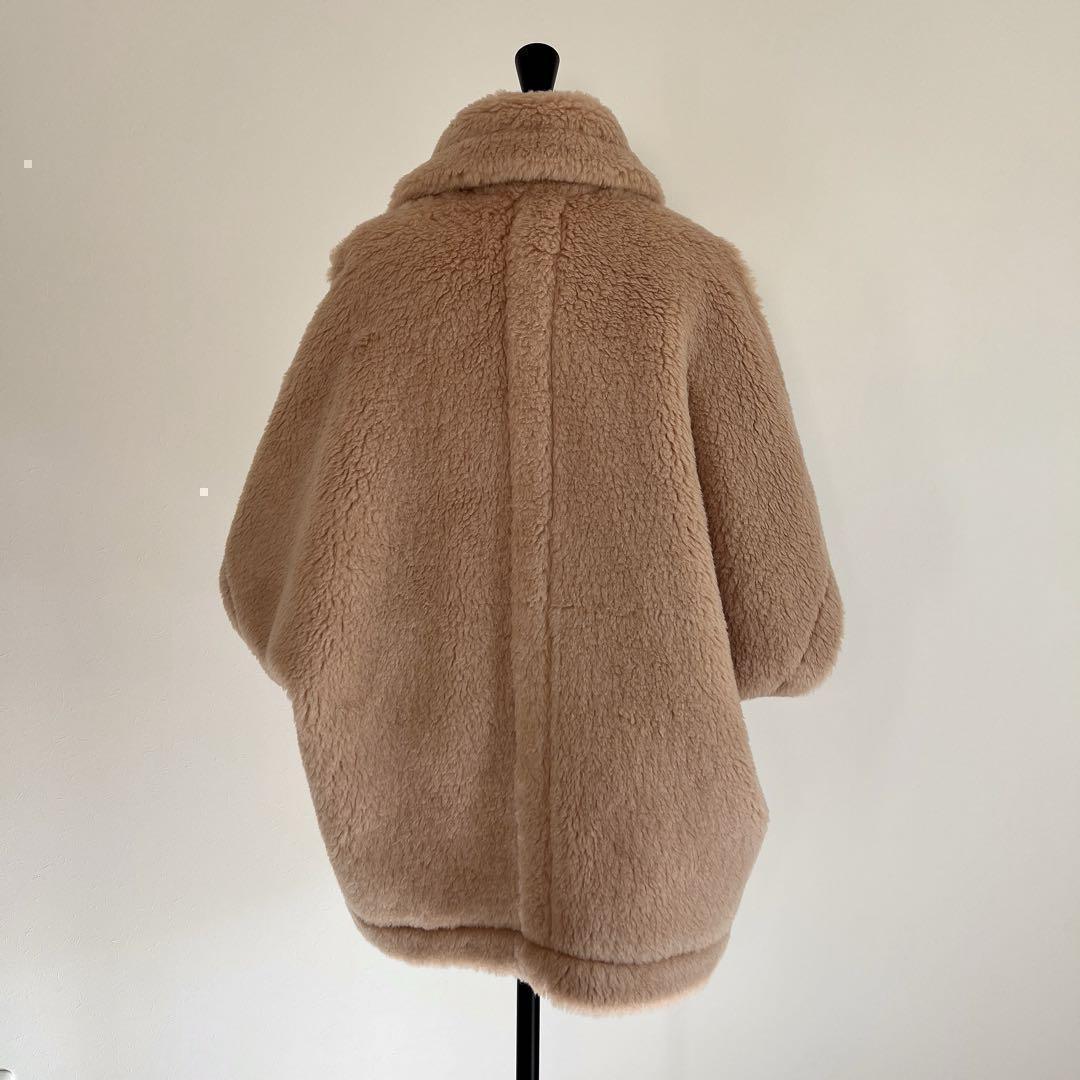 新品未使用 ベアポンチョ アルパカ素材 テディ ケープ MaxMaraお好きな方