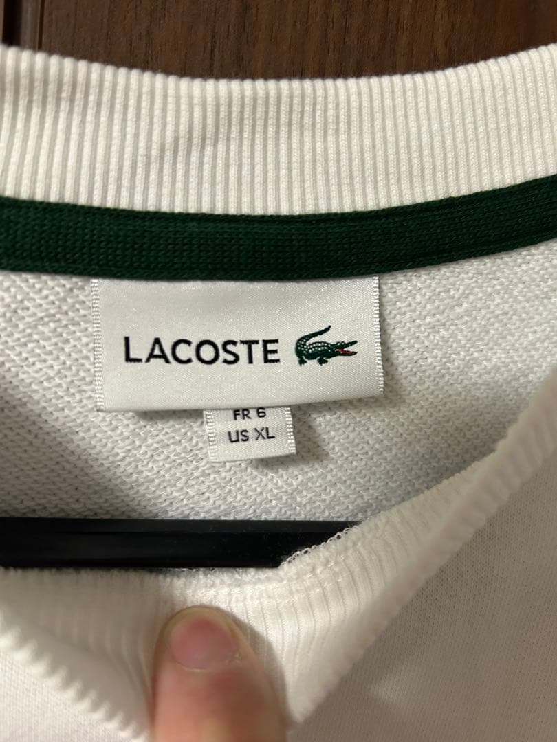 【希少】CLUBHAUS x Lacoste Crew Sweat XL