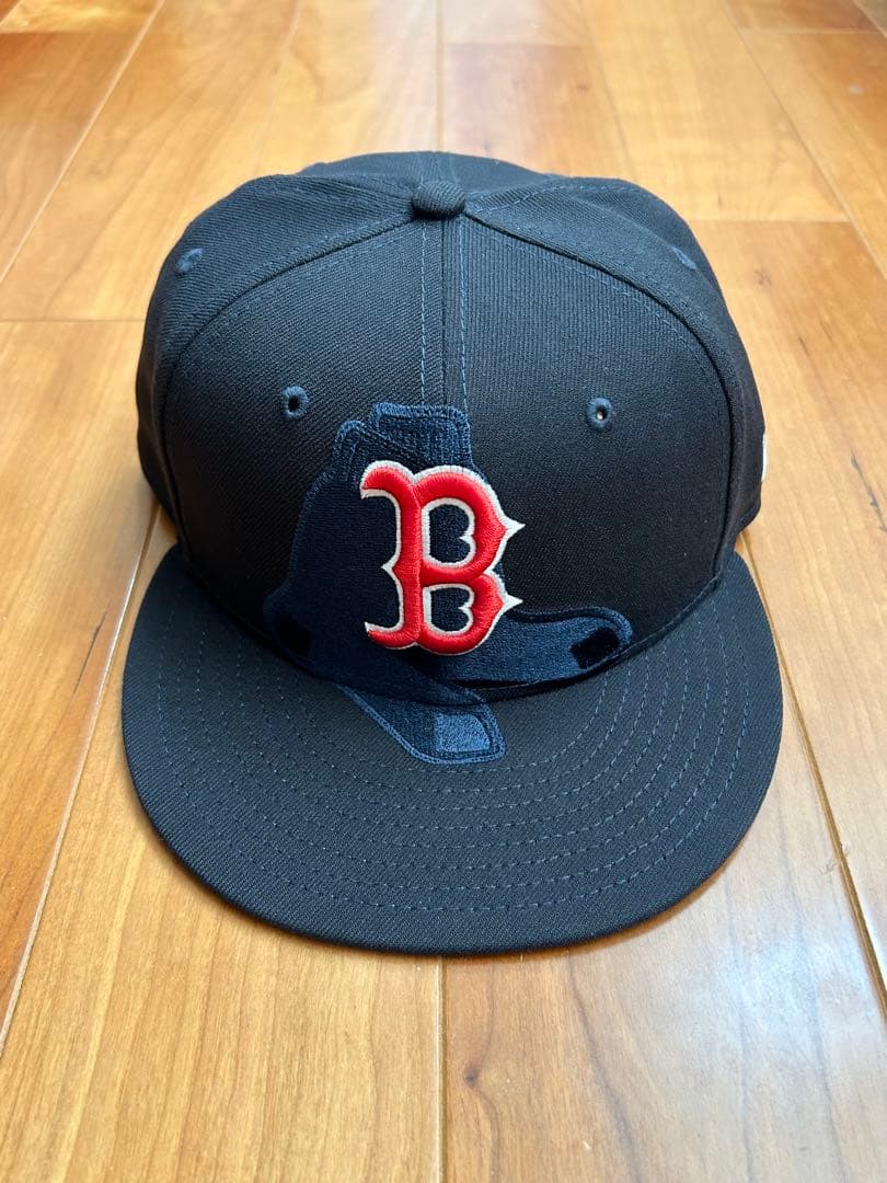 新品レッドソックス ニューエラ59FIFTYキャップ 7 1/4 シャドウロゴ