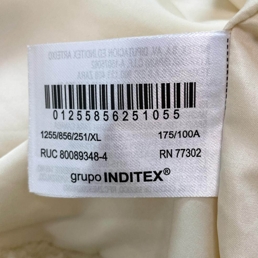 /mm様ZARAアイボリー ボア ロングコート テディベア