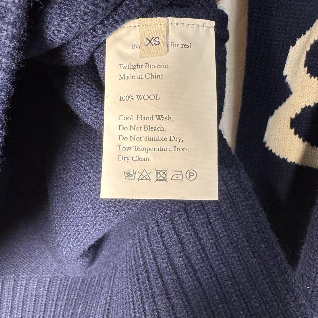 【定価14.9万/ポーカーズつかさ】WalesBonner ニット XS