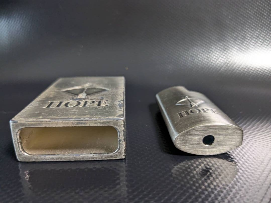 ショートホープ　シガレットケース　&　ライターカバー(使い捨てライター付き)