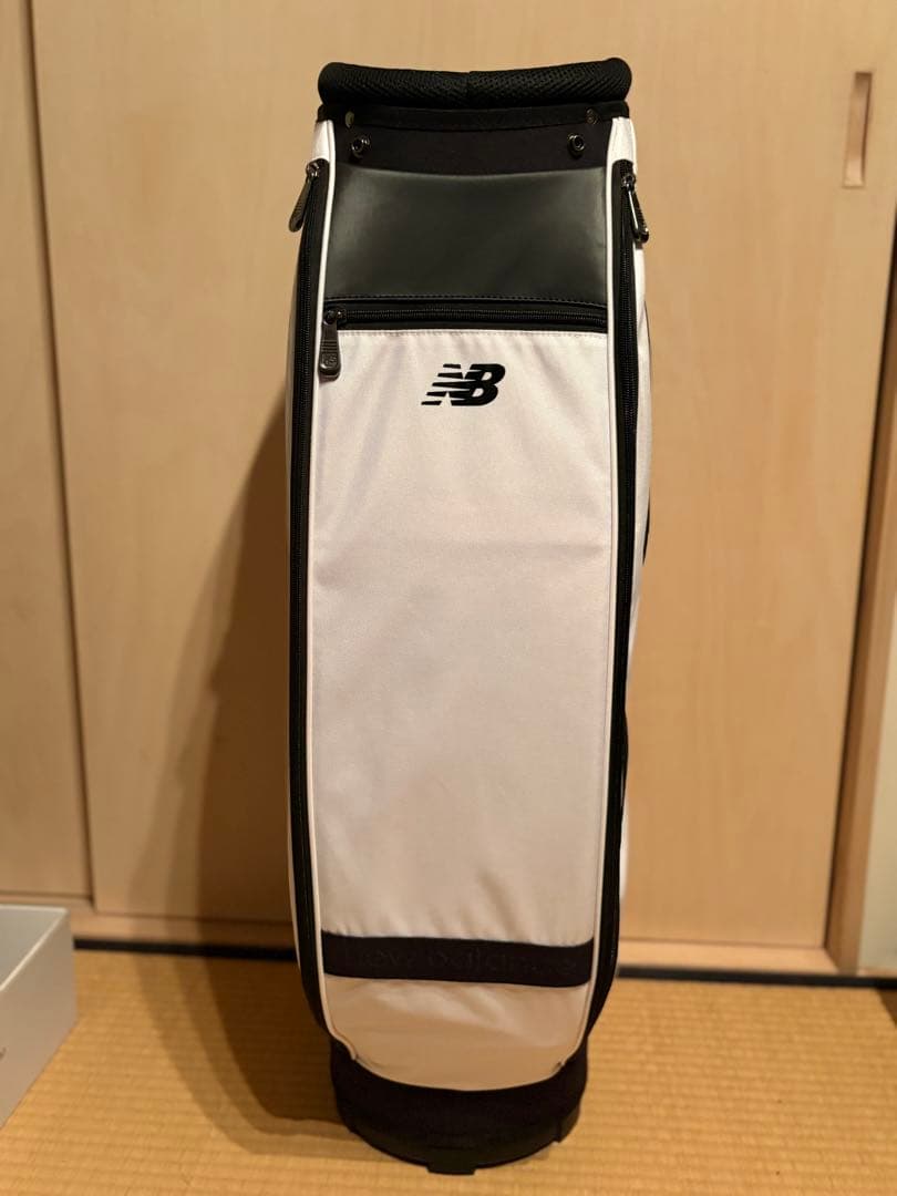 new balance ゴルフバッグ ホワイト/ブラック
