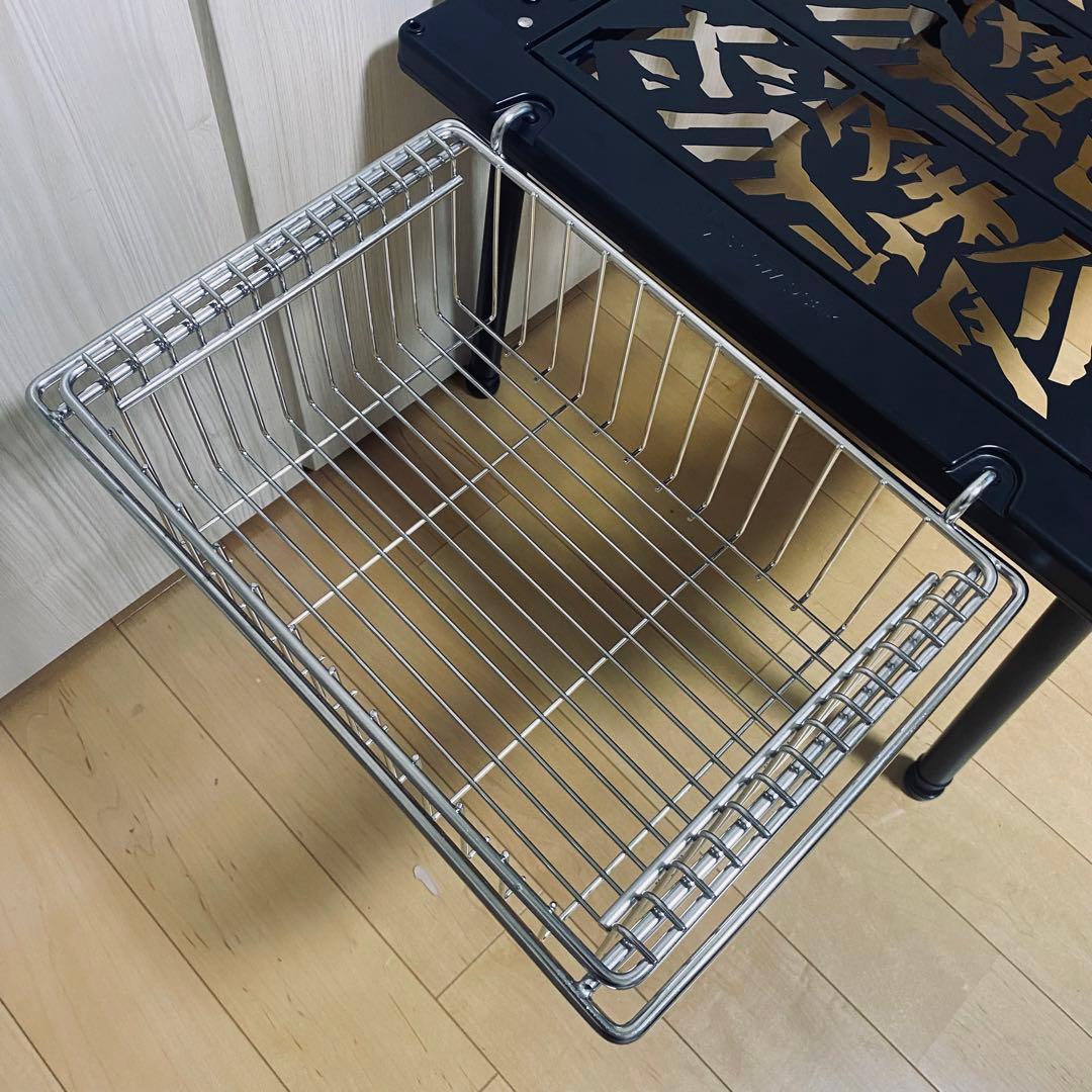 スノーピーク IGT深型メッシュトレー ツールハンガーとジョイント