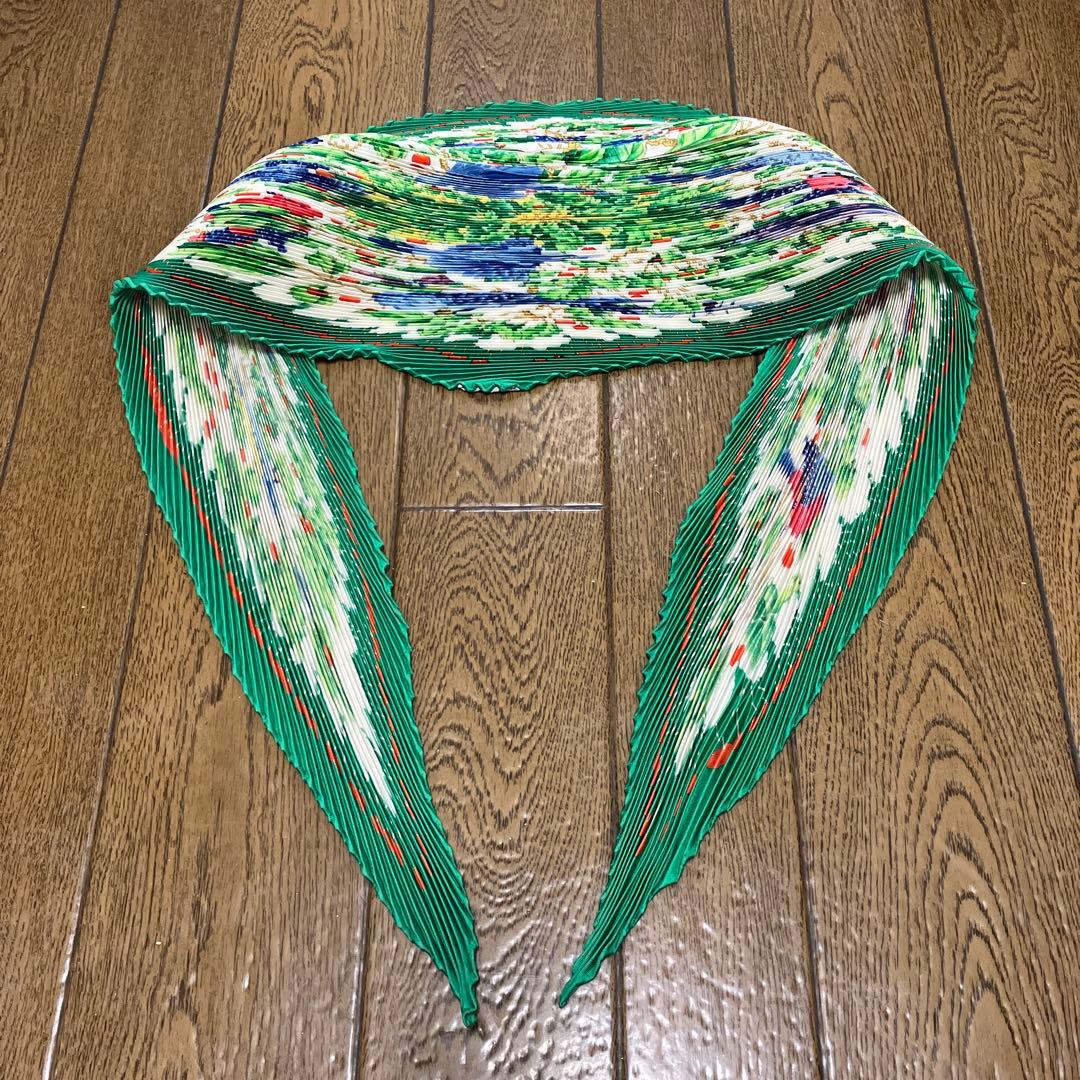 エルメス プリーツスカーフ 保管品❗️「さくらんぼ」柄