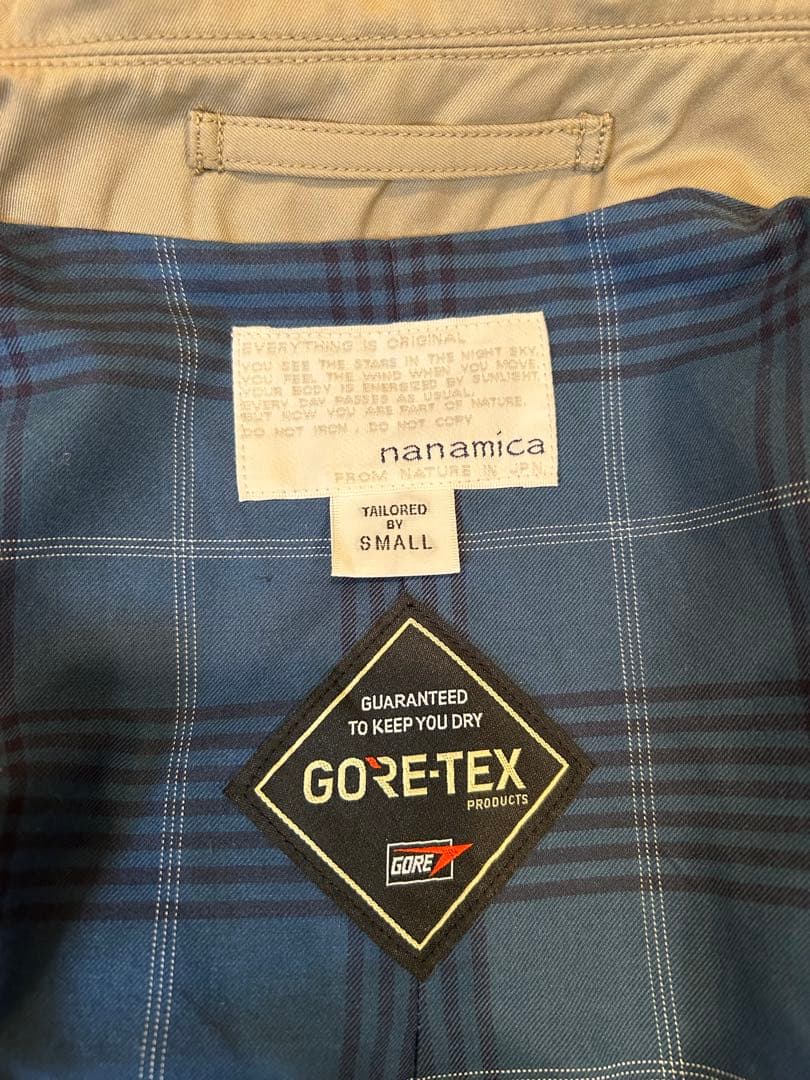 ナナミカ SUBF355 ゴアテックス ショートステンカラーコート ジャケット
