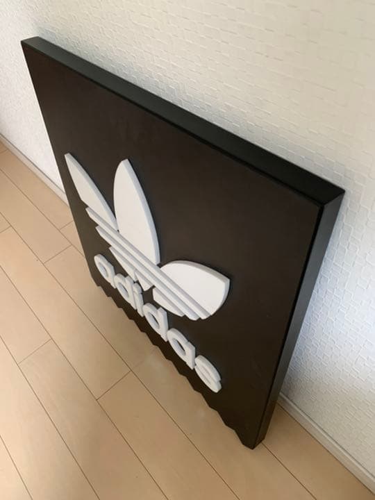 アディダス社　非売品サインボード　超貴重　スチール製