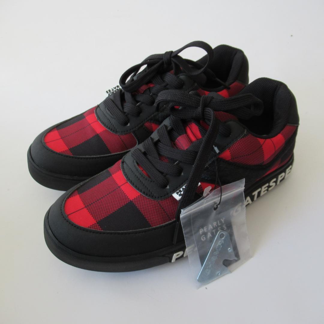 パーリーゲイツ新品 スパイク ゴルフシューズ 専用袋・レンチ付 24.0ｃｍ