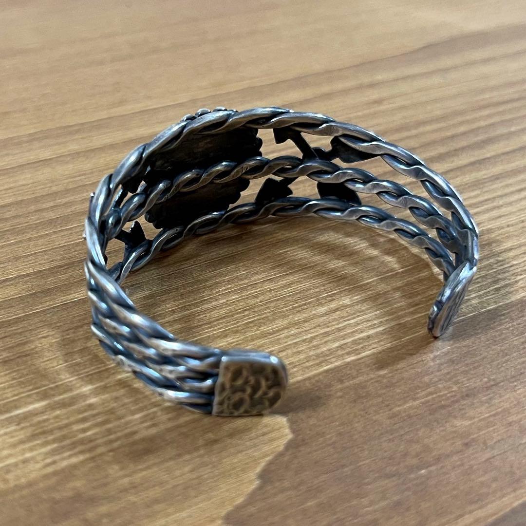 元値16万希少1940'sビンテージ ターコイズ ナバホバングル ナバホ族