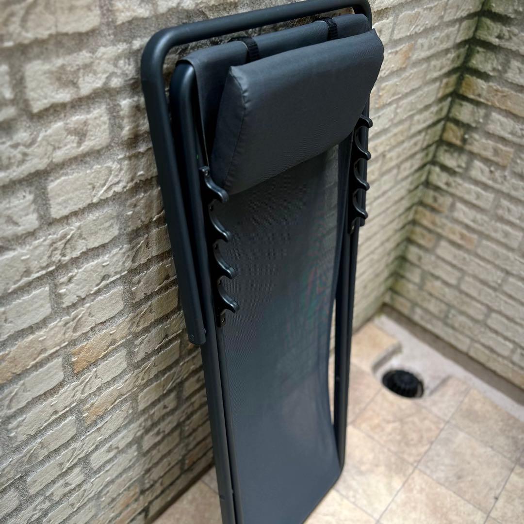 【アウトドア 折りたたみチェア／リクライニング機能付き】