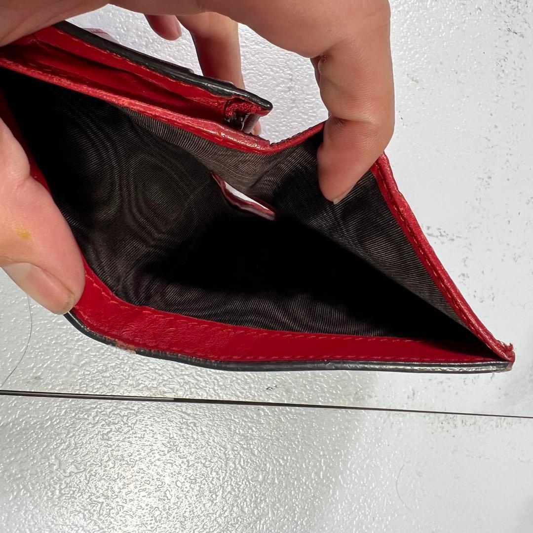 GUCCI グッチ GGスプリーム 2つ折り財布 さくらんぼ インターロッキング