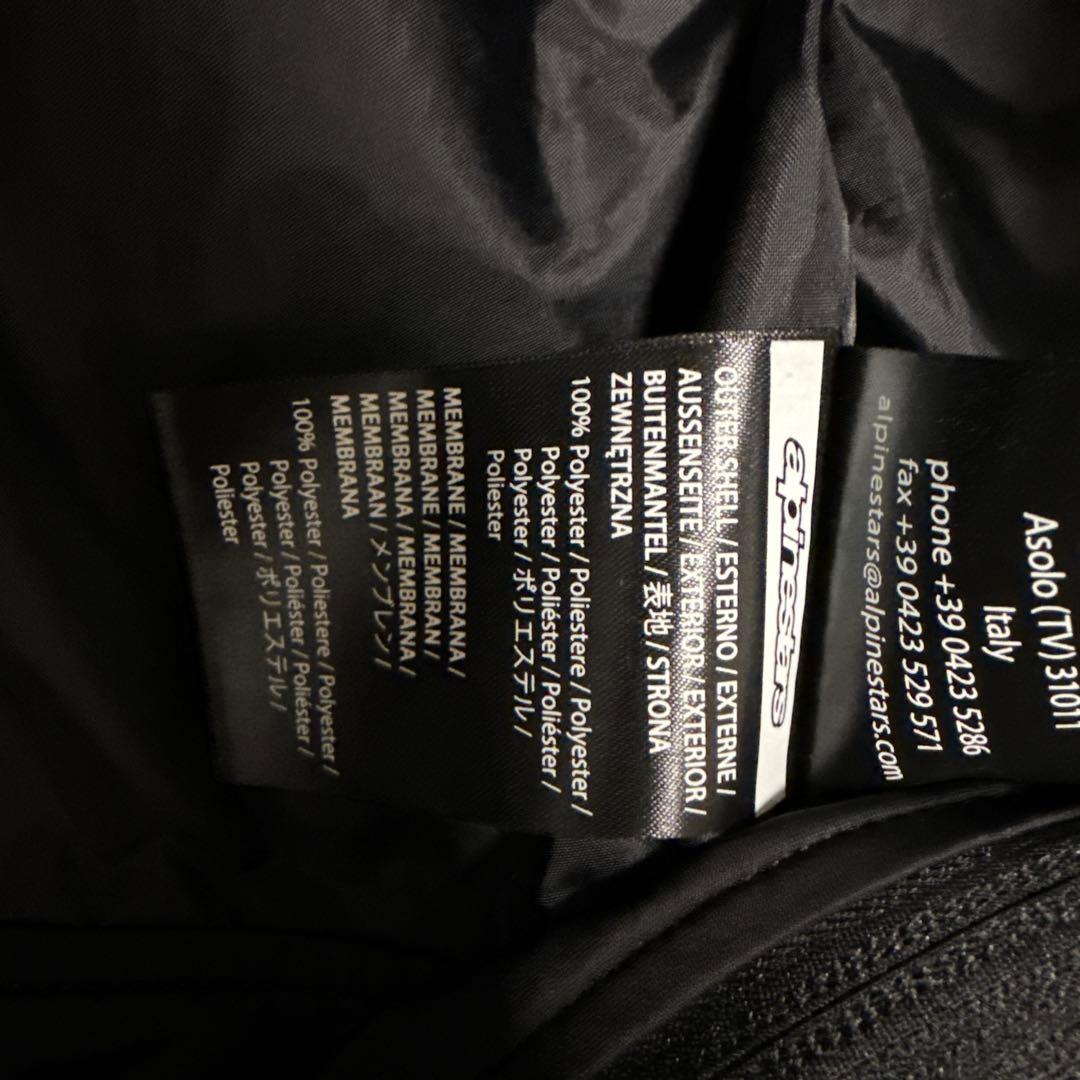 alpinestars オールシーズン バイクジャケット ブラック/オレンジ