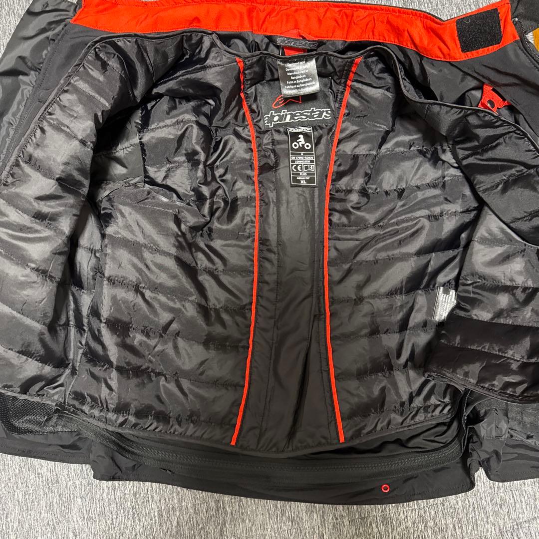 alpinestars オールシーズン バイクジャケット ブラック/オレンジ