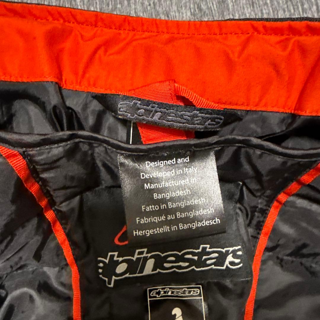 alpinestars オールシーズン バイクジャケット ブラック/オレンジ