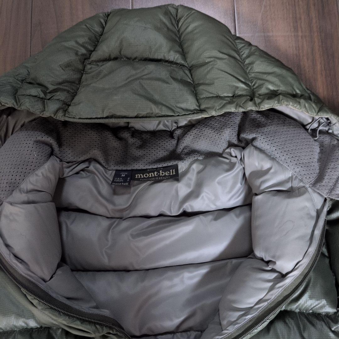 mont-bell　高級 ダウンジャケット M オリーブグリーンＭサイズ　美品