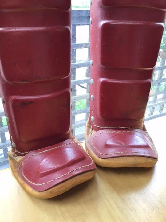 1960年代 レトロ ローリングス社製 硬式用 レガース コレクタブル