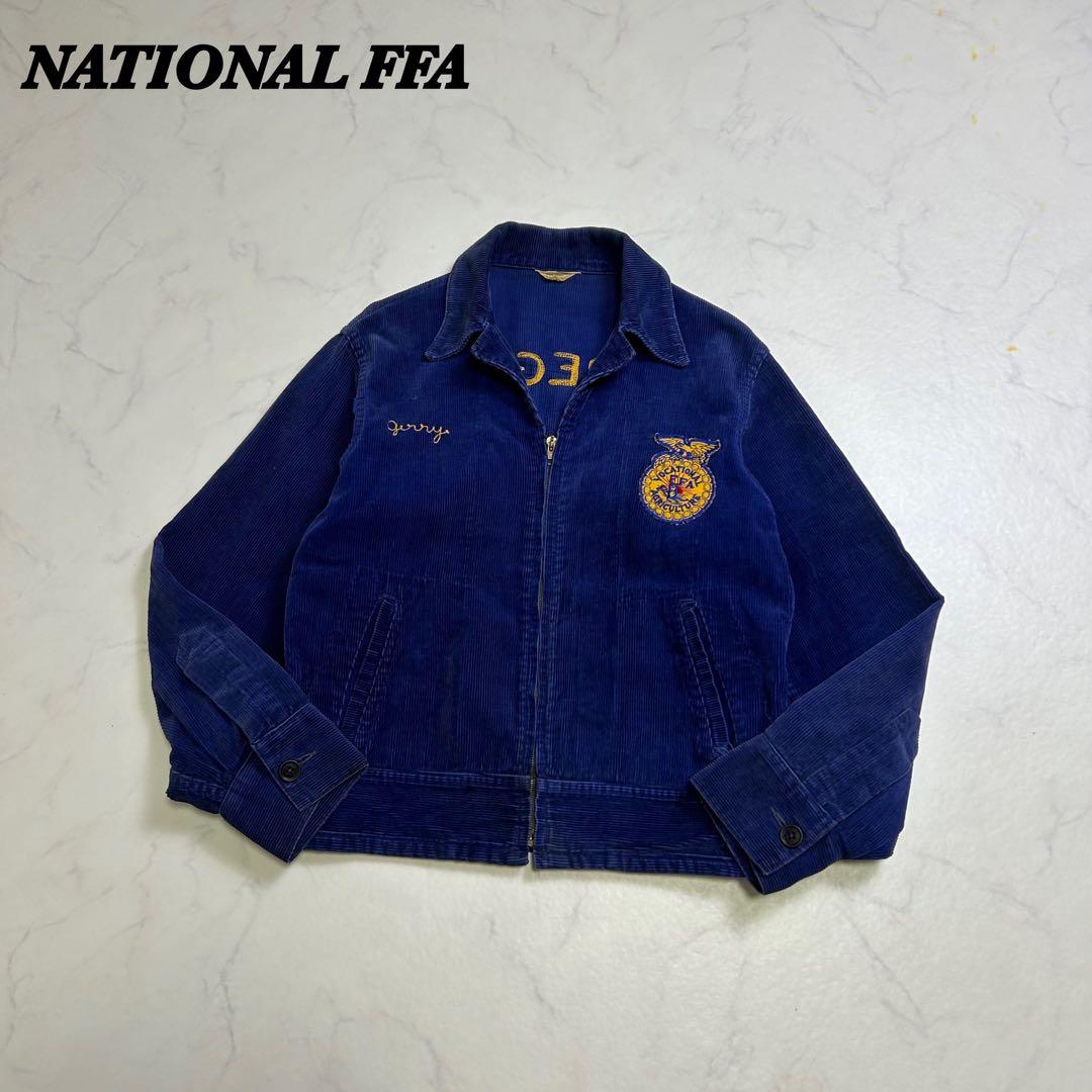 希少三角タグ】FFA ファーマーズジャケット CROWNジップ 角縫い