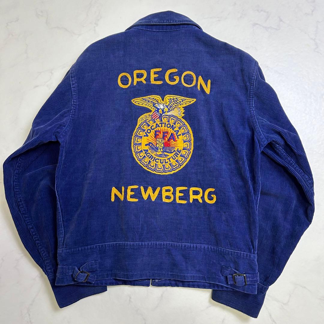 希少三角タグ】FFA ファーマーズジャケット CROWNジップ 角縫い