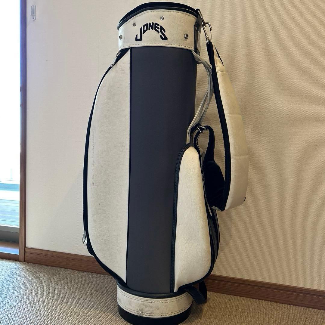 JONES キャディバッグ ホワイト・グレーの通販｜www.souvenircare.com