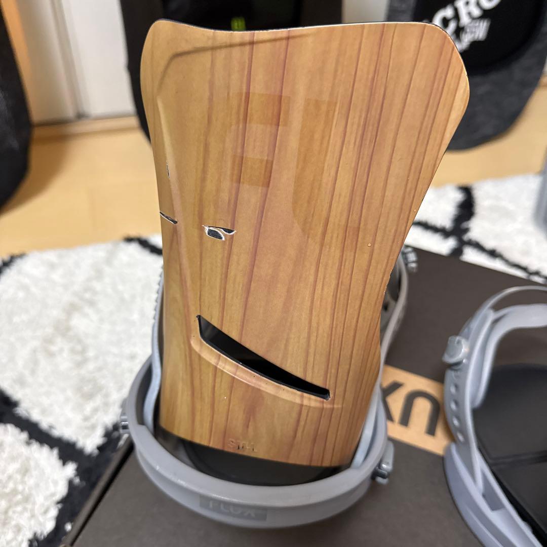 やまさん専用　FLUX DS ビンディング M グレー/ウッド　23-24