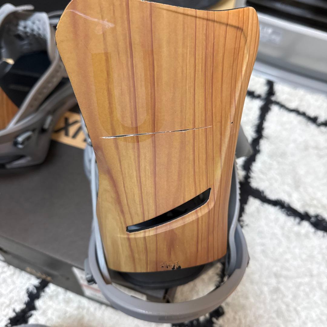 やまさん専用　FLUX DS ビンディング M グレー/ウッド　23-24