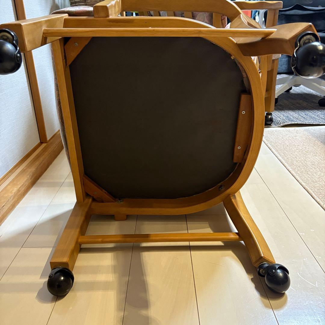 カリモク ダイニングチェア4脚セット キャスター付き karimoku