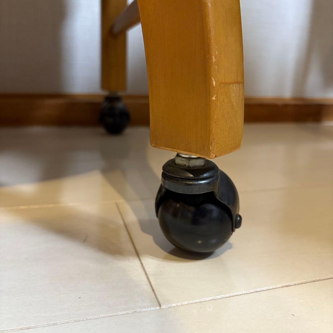 カリモク ダイニングチェア4脚セット キャスター付き karimoku