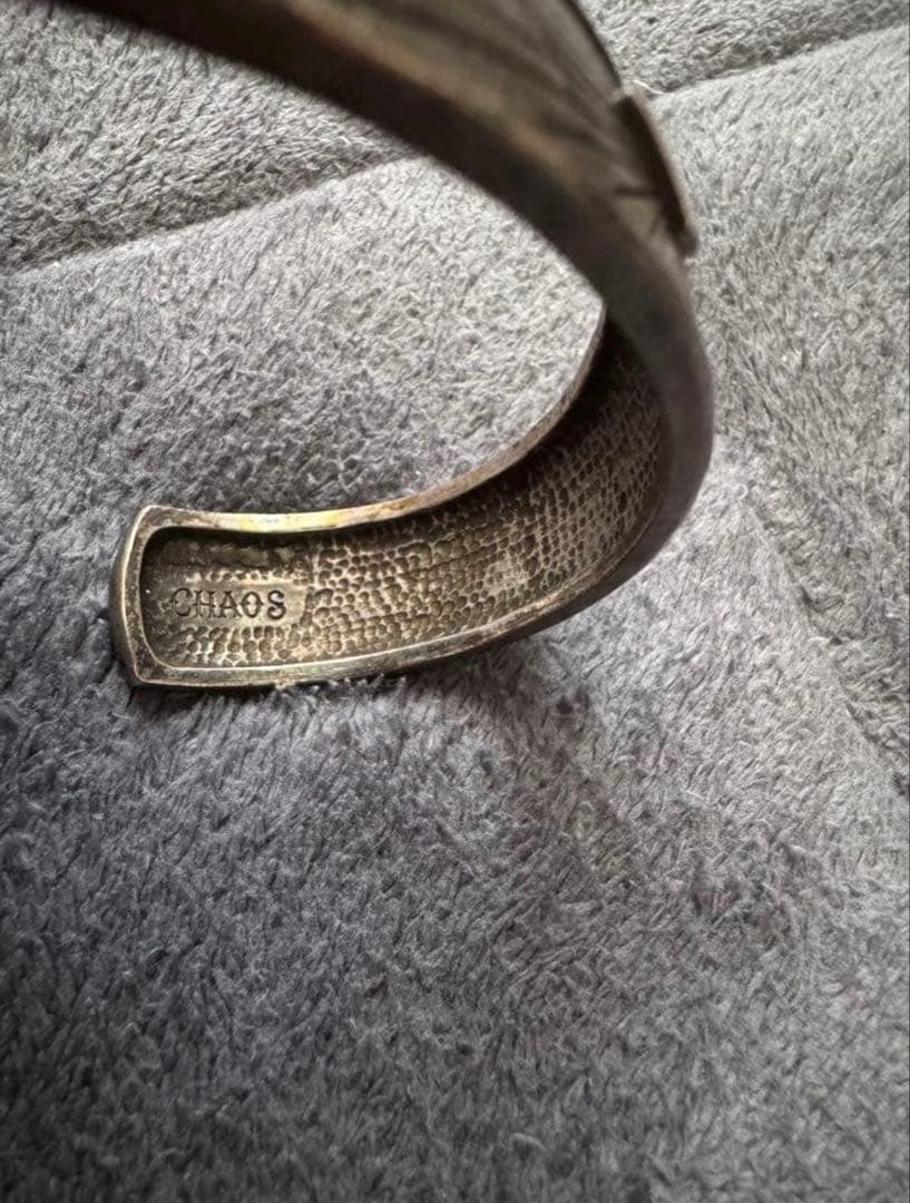 CHAOS バングル シルバー　925 ブレスレット　ヴィンテージ