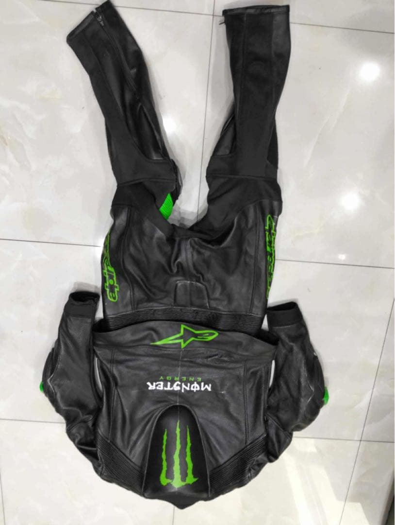 Kawasaki Ninja レザー ツナギ モンスターエナジー3セット