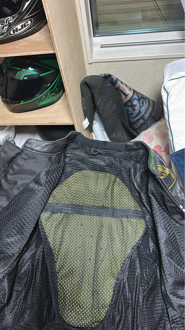 Kawasaki Ninja レザー ツナギ モンスターエナジー3セット