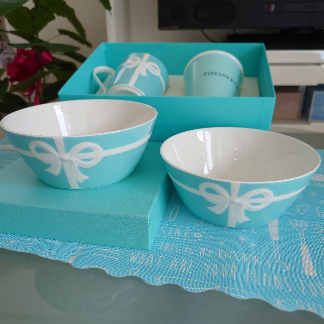 ティファニー マグカップ、ブルーボックスボウルセット - メルカリ