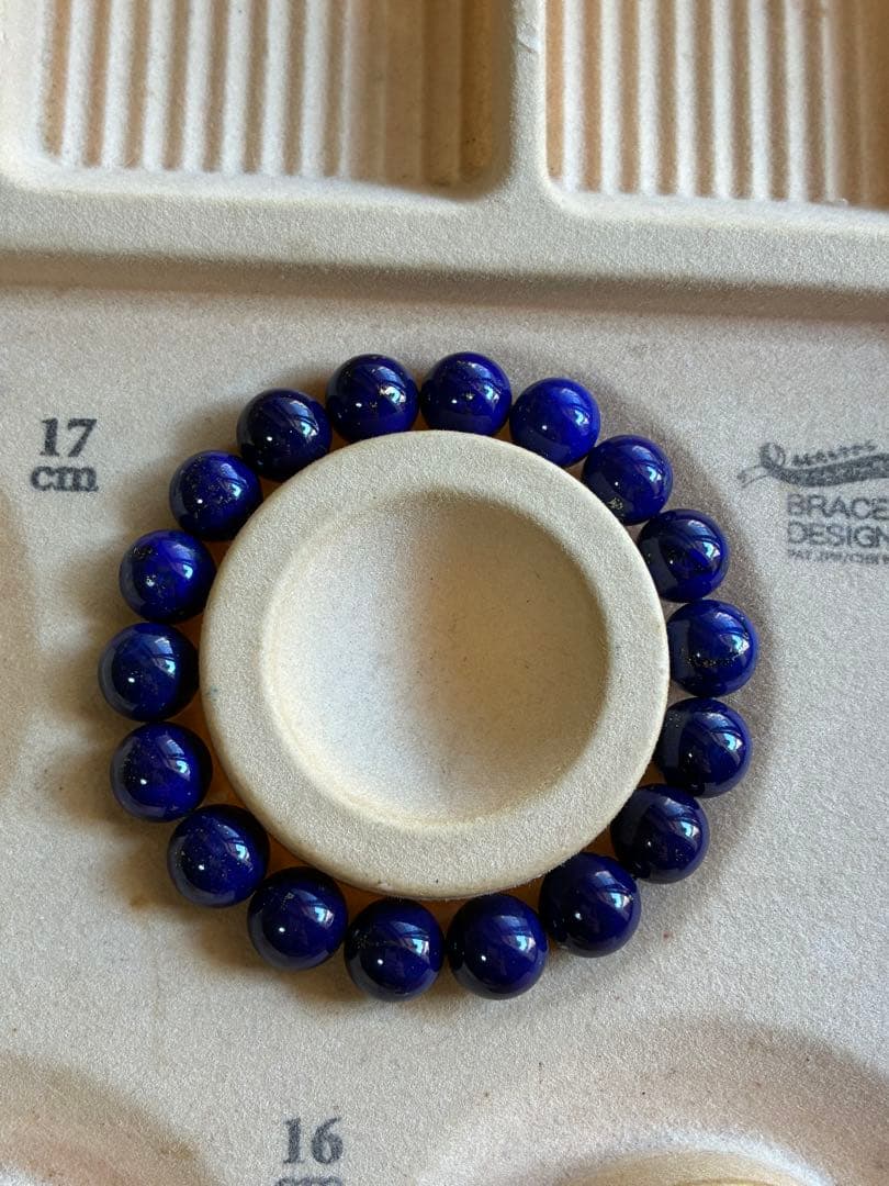 極上✨ロイヤルブルー　旧鉱山アフガニスタン産ラピスラズリのブレスレット