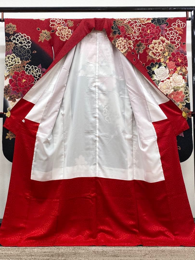 振袖 豪華 銀通し 金彩 グリッター箔 紋意匠 身丈170cm 撥水加工済