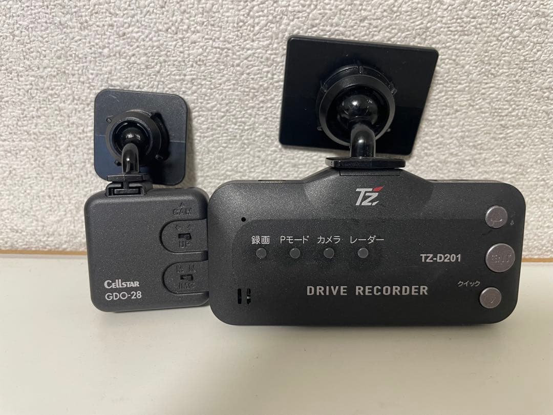 セルスター　ドライブレコーダー　TZ-D201 リヤカメラ　GDO-028