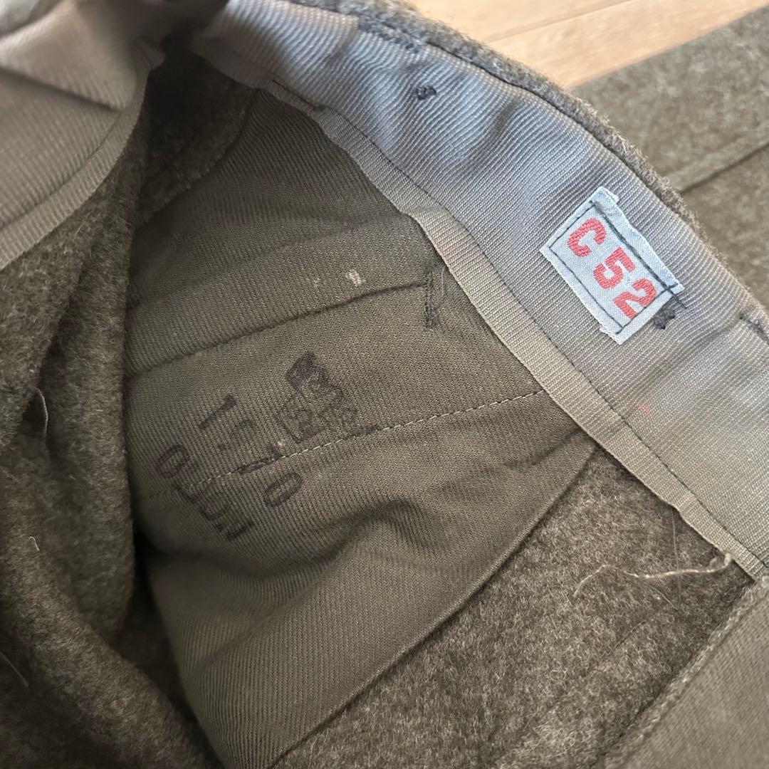 【未使用】70s スウェーデン軍　M39 ウールカーゴパンツ　ミリタリー　実物